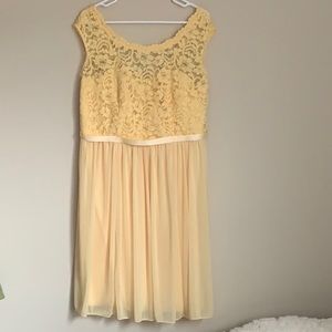 Canary Yellow Bridesmaid Dress
